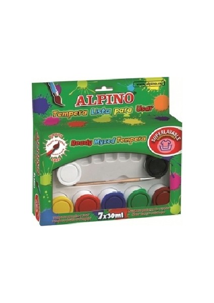 Alpıno Guaj Boya 7 x 30 ml (DM-919)