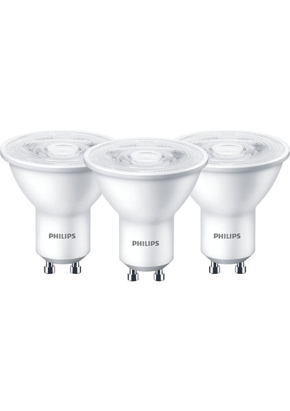 Phılıps 3.2W Essential 40W GU10 2700K Sarı Işık LED Ampul 10 Adet