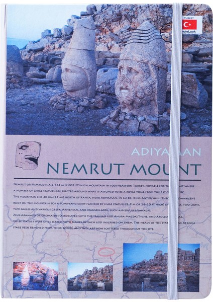 Travel Around Turkey Nemrut A5 Çizgisiz Defter