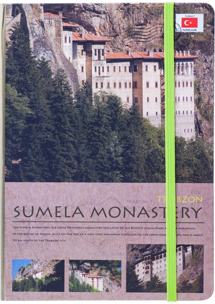 Travel Around Turkey Sümela A5 Çizgisiz Defter