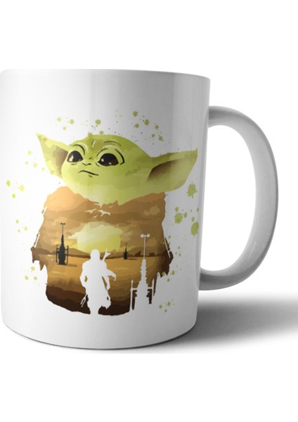 Baby Yoda / The Mandalorian / Star Wars Kupa Bardak Model 20