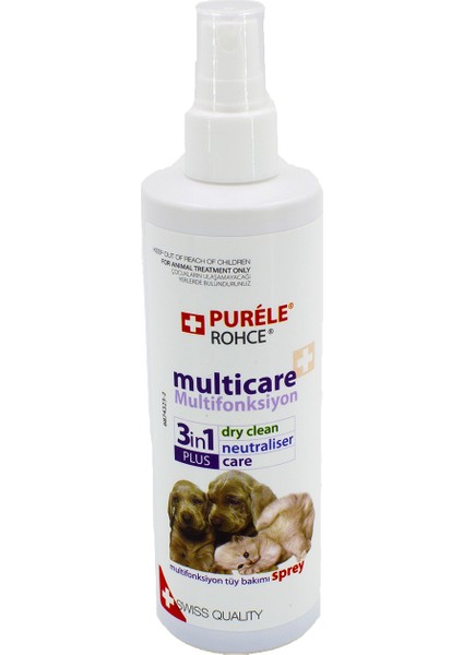 Kedi ve Köpek Kuru Yıkama Tüy Bakım Spreyi 250 ml