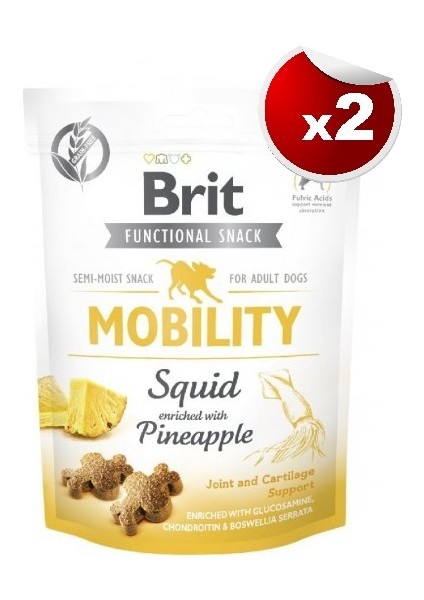 Mobility Kalamar ve Ananas Eklem Sağlığı Tahılsız Köpek Ödülü 150 gr x 2 Adet