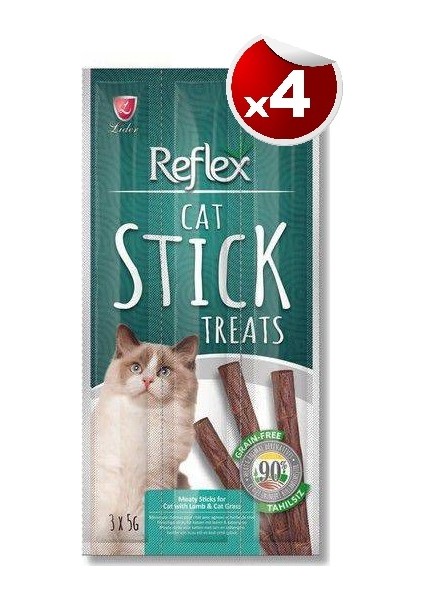 Kuzulu ve Kedi Otlu Kedi Ödül Çubuğu 5 gr 3 Adet