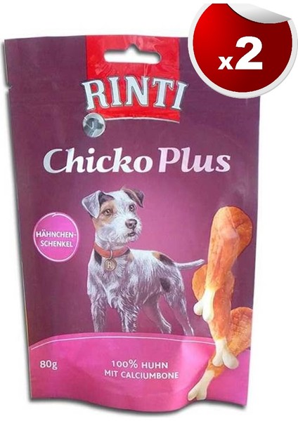Chicko Plus Tavukbudu Yetişkin Köpek Ödülü 80 gr x 2 Adet