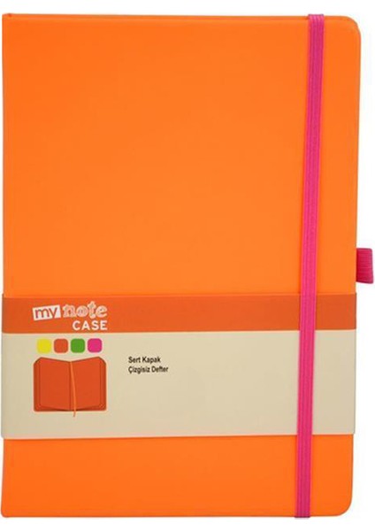 Case Neon-Neon Çizgisiz Defter 14 x 20 cm Neon Turuncu