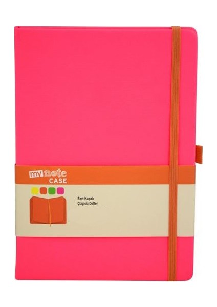 Case Neon-Neon Çizgisiz Defter 14 x 20 cm Neon Pembe