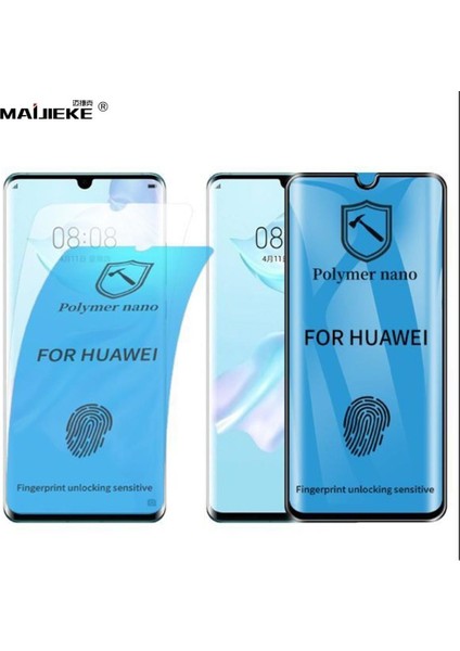 Huawei P30 Pro Zore Polymer Nano Esnek Ekran Koruyucu Şeffaf indirimleri