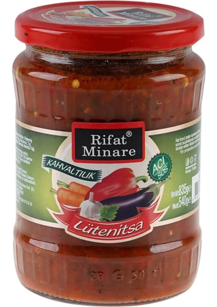 Rifat Minare Lutenitsa Acı Sos 540 gr