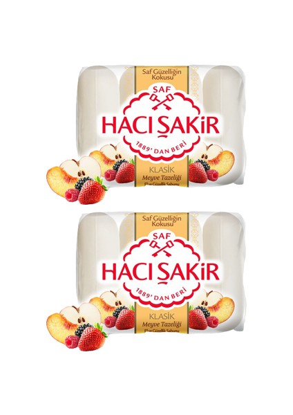 Güzellik Sabunu Klasik Meyve Tazeliği 4X70GR 2 Adet