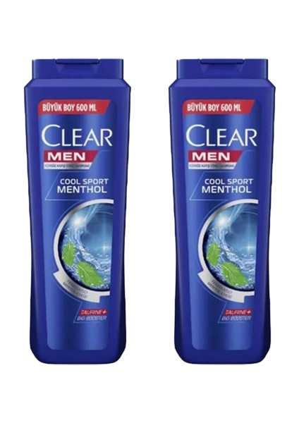 Men Cool Sport Menthol Erkek Şampuan 600 ml X2 Adet