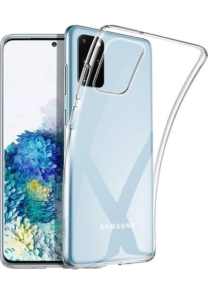 Coverzone Samsung Galaxy S20 Kılıf Süper Şeffaf Silikon Arka Kapak Şeffaf