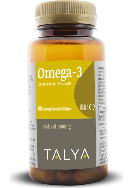 Omega-3 Içeren Takviye Edici Gıda