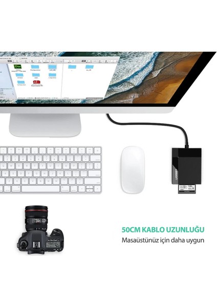 USB 3.0 4ü 1 Arada Kart Okuyucu