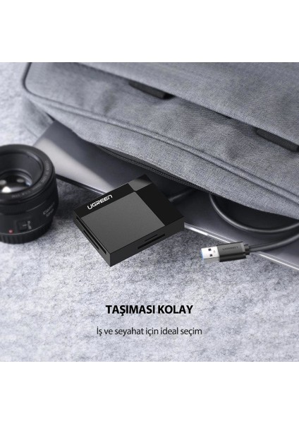 USB 3.0 4ü 1 Arada Kart Okuyucu