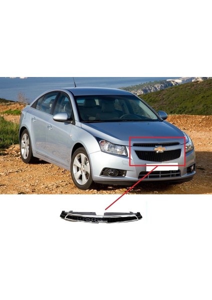 Yedekparçabudurr Chevrolet Cruze Ön Tampon Üst Izgara