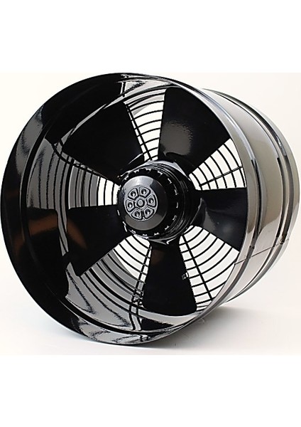 30 cm çapında BORAX 300-2K 2600 D/D 220/230 volt Monofaze Aksiyel Kanal Tipi Fan