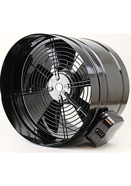 30 cm çapında BORAX 300-2K 2600 D/D 220/230 volt Monofaze Aksiyel Kanal Tipi Fan