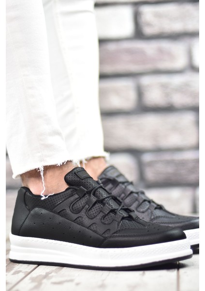 Siyah Beyaz Erkek Sneaker
