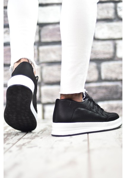 Siyah Beyaz Erkek Sneaker