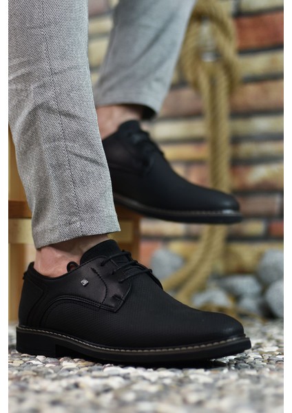Siyah Siyah Erkek Casual Ayakkabı 0012146