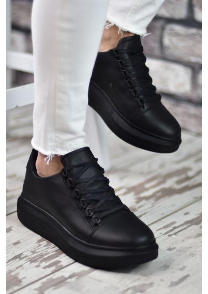 Siyah Siyah Erkek Sneaker