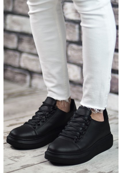 Siyah Siyah Erkek Sneaker