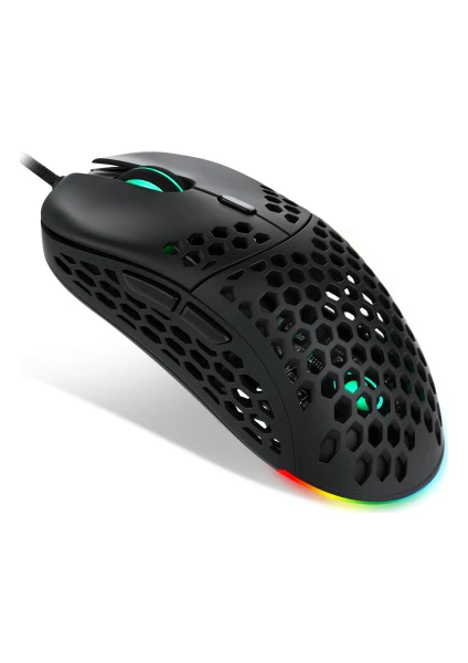 GamePower Sendo RGB Matte (Mat) Optik 10.000DPI 6 Tuş Gaming Mouse