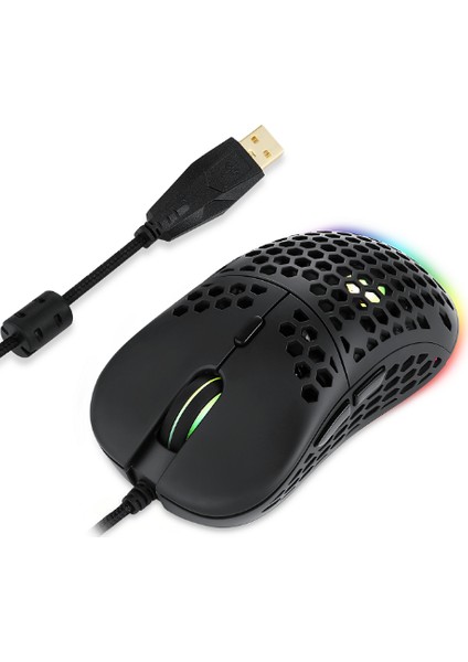 GamePower Sendo RGB Matte (Mat) Optik 10.000DPI 6 Tuş Gaming Mouse