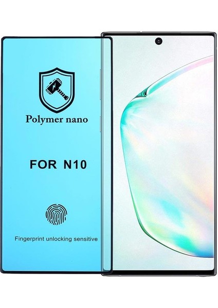 Galaxy Note 10 Plus Polymer Nano Tam Kapatan Ekran Koruyucu indirimleri