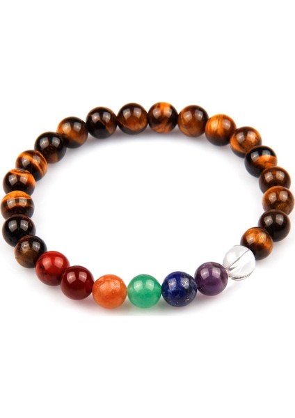 Çakra Doğal Taş Bileklik 8 mm Küre Kesim fiyatları