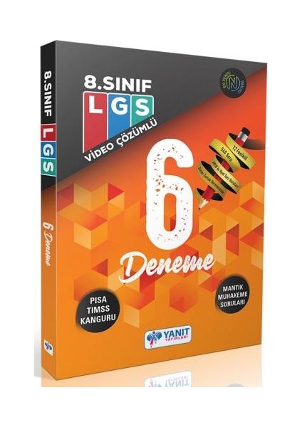 Yanıt Yayınları  LGS 6 Fasikül Deneme Video Çözümlü