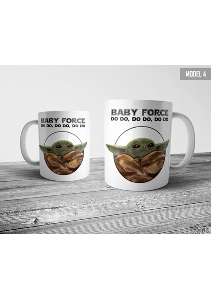 Baby Yoda / The Mandalorian / Star Wars Kupa Bardak Model 4