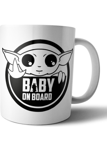 Baby Yoda / The Mandalorian / Star Wars Kupa Bardak Model 5