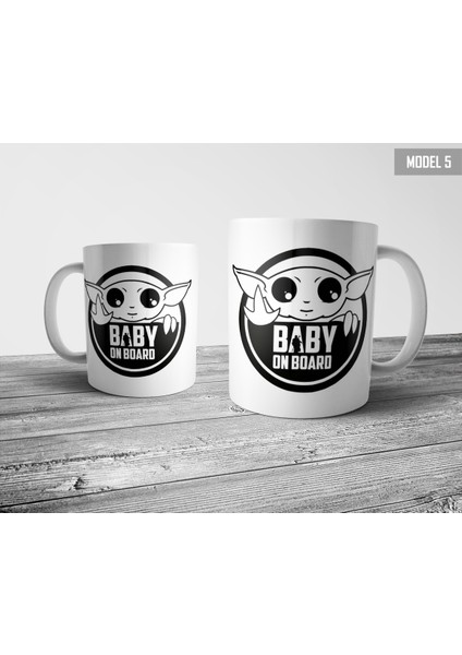 Baby Yoda / The Mandalorian / Star Wars Kupa Bardak Model 5 fiyatları