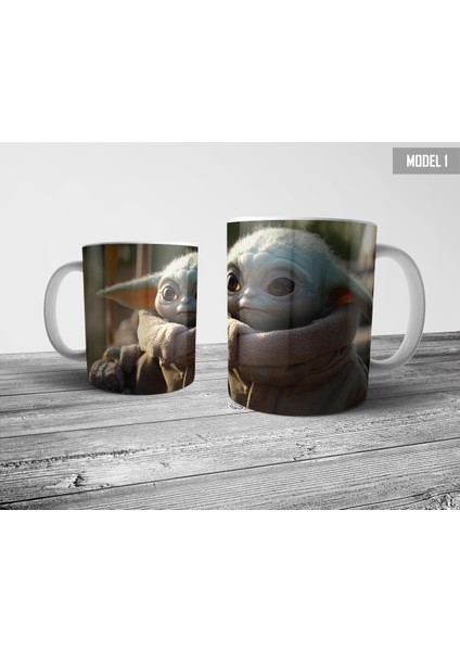 Baby Yoda / The Mandalorian / Star Wars Kupa Bardak Model 1