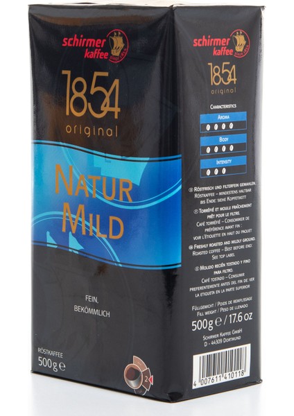 Schirmer Kaffee Naturmild Filtre Kahve 500 gr
