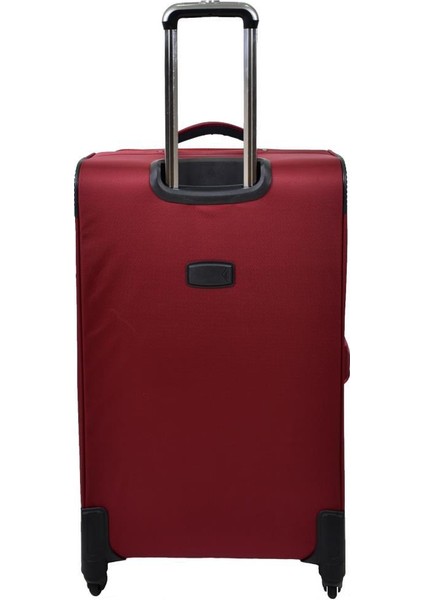Valiz Büyük Boy Bordo Kumaş Valiz modelleri