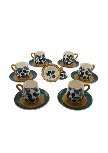 Otantik Çini Arz Odası Sunum Model Porselen Fincan Lokumluk 6'lı fiyatları