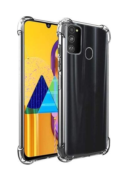 Samsung Galaxy M30S Şeffaf Airbag Antishock Silikon Kılıf