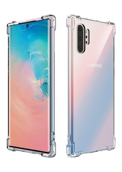 Samsung Galaxy Note 10 Şeffaf Airbag Antishock Silikon Kılıf