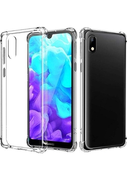 Huawei Y5 2019 Şeffaf Airbag Antishock Silikon Kılıf
