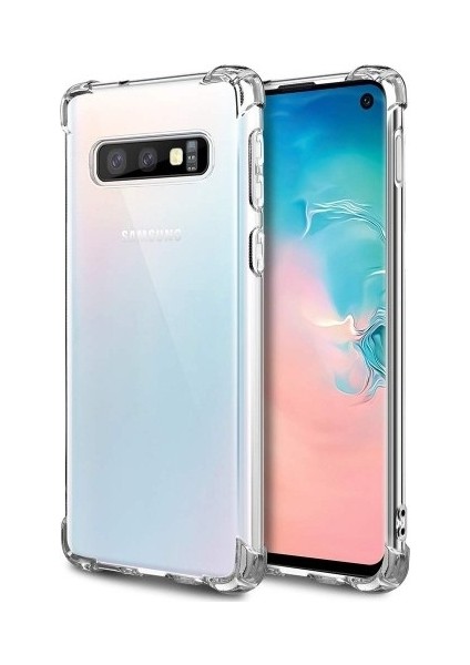 Samsung Galaxy S10 E Şeffaf Airbag Antishock Silikon Kılıf