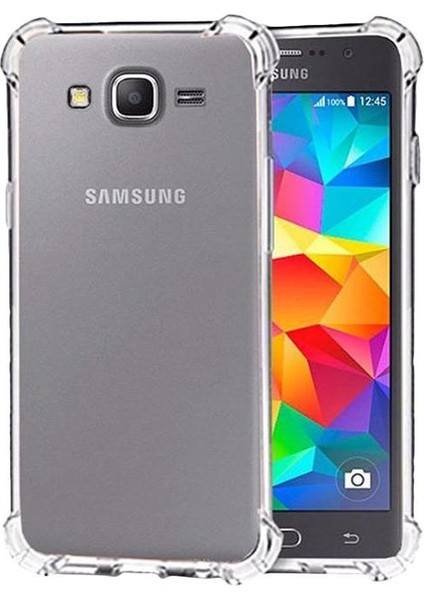 Samsung Galaxy J7 Şeffaf Airbag Antishock Silikon Kılıf