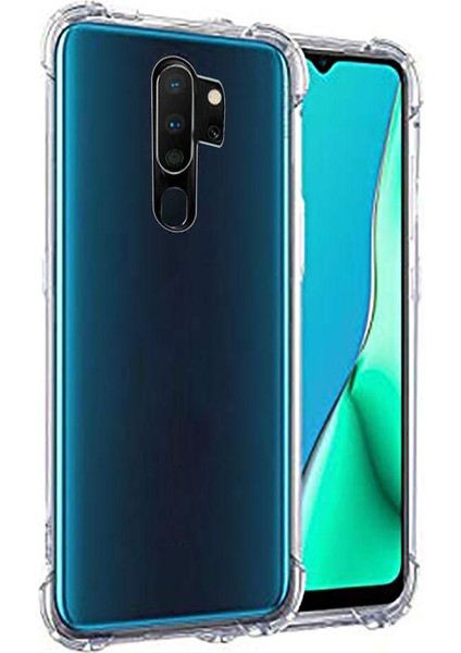 Oppo A9 2020 Şeffaf Airbag Antishock Silikon Kılıf