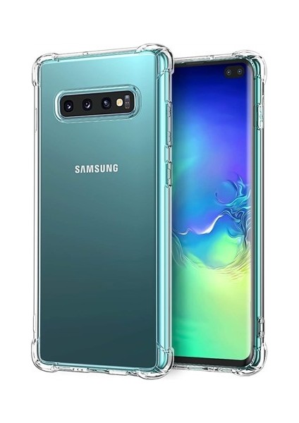 Samsung Galaxy S10 Şeffaf Airbag Antishock Silikon Kılıf