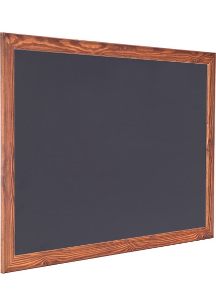 Kara Tahta Ahşap Çerçeveli Tebeşir Yazı Tahtası 40 x 60 cm Siyah