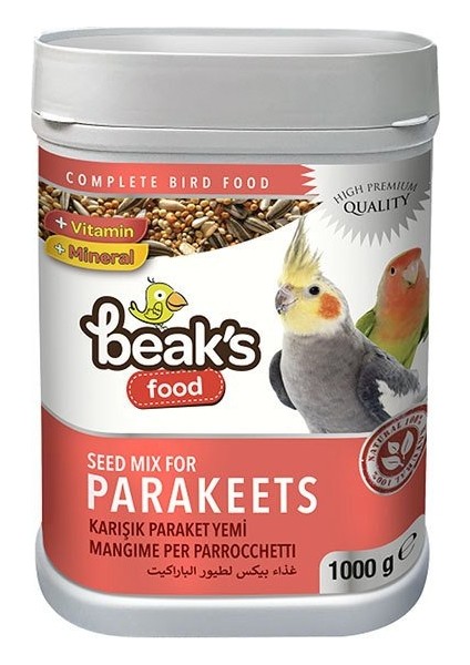 Parakeets Karışık Paraket Yemi 1000 gr