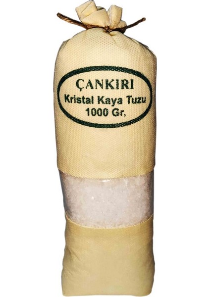 Çankırı Doğal Kristal Kaya Tuzu Iri Tane Kalın 84 Mineralli 1 kg