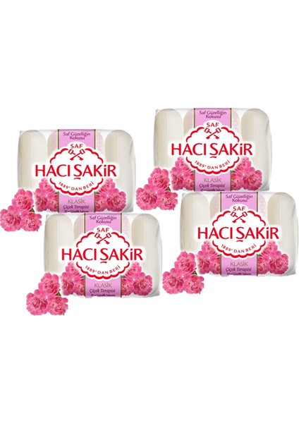 Güzellik Sabunu Klasik Çiçek Terapisi 4 x 70 gr 4 Adet
